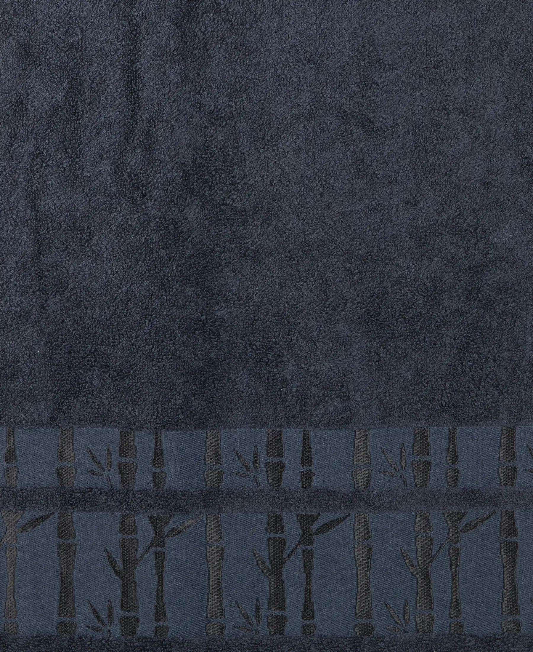 Bamboo Cotton Blend Terry Ultrasoft and Durable Bath Towel with Natural StayFresh Properties - Navy - Image 4