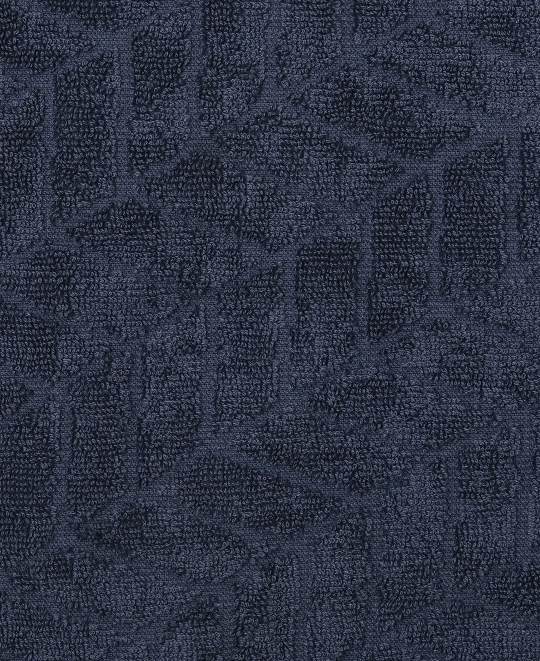 Cotton Terry Ultrasoft and Durable Patterned Hand Towel - Navy (Pack of 2) - Image 6