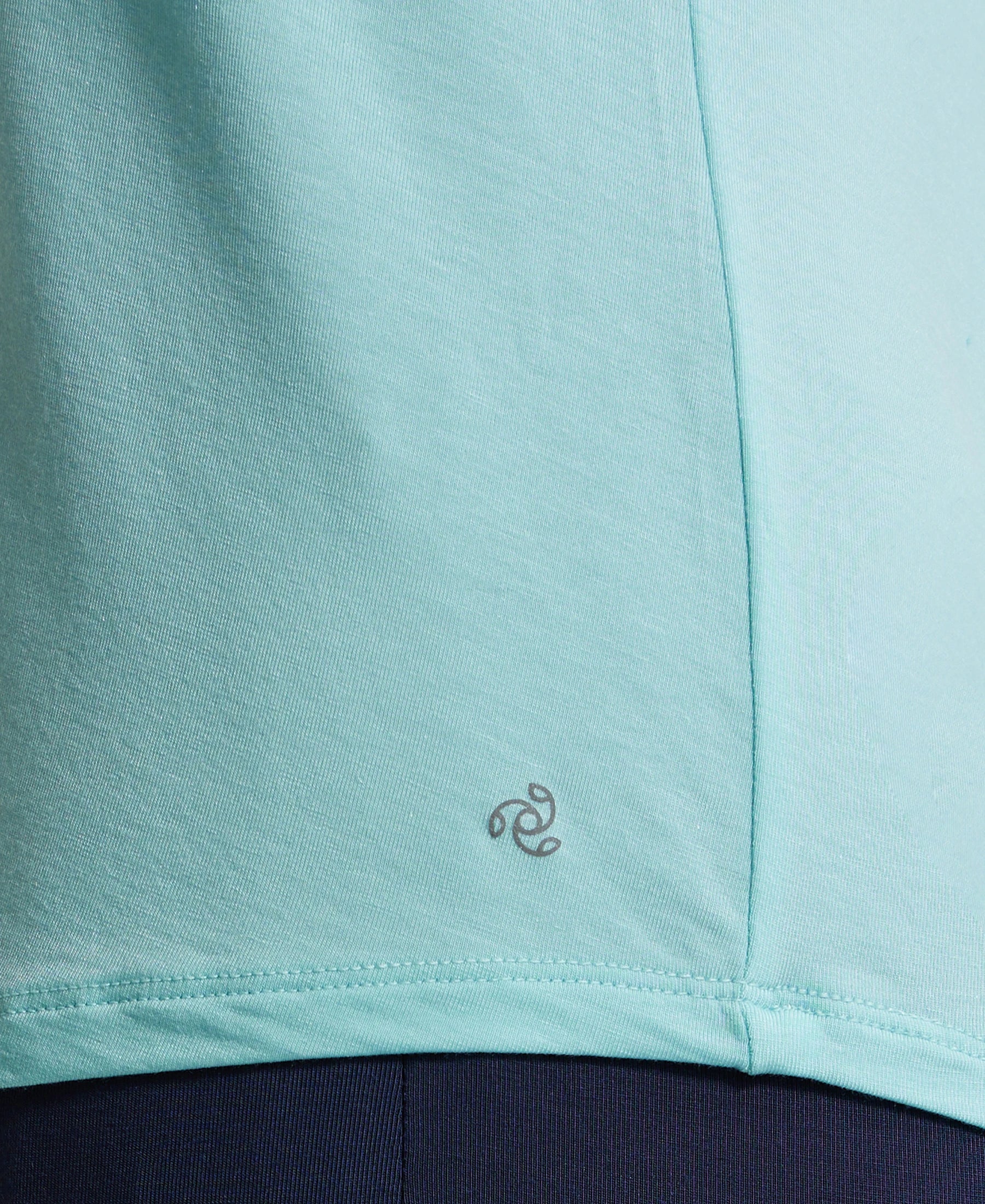 Environment Friendly Lyocell Elastane Stretch Relaxed Fit Tank Top - Aqua Haze - Image 7