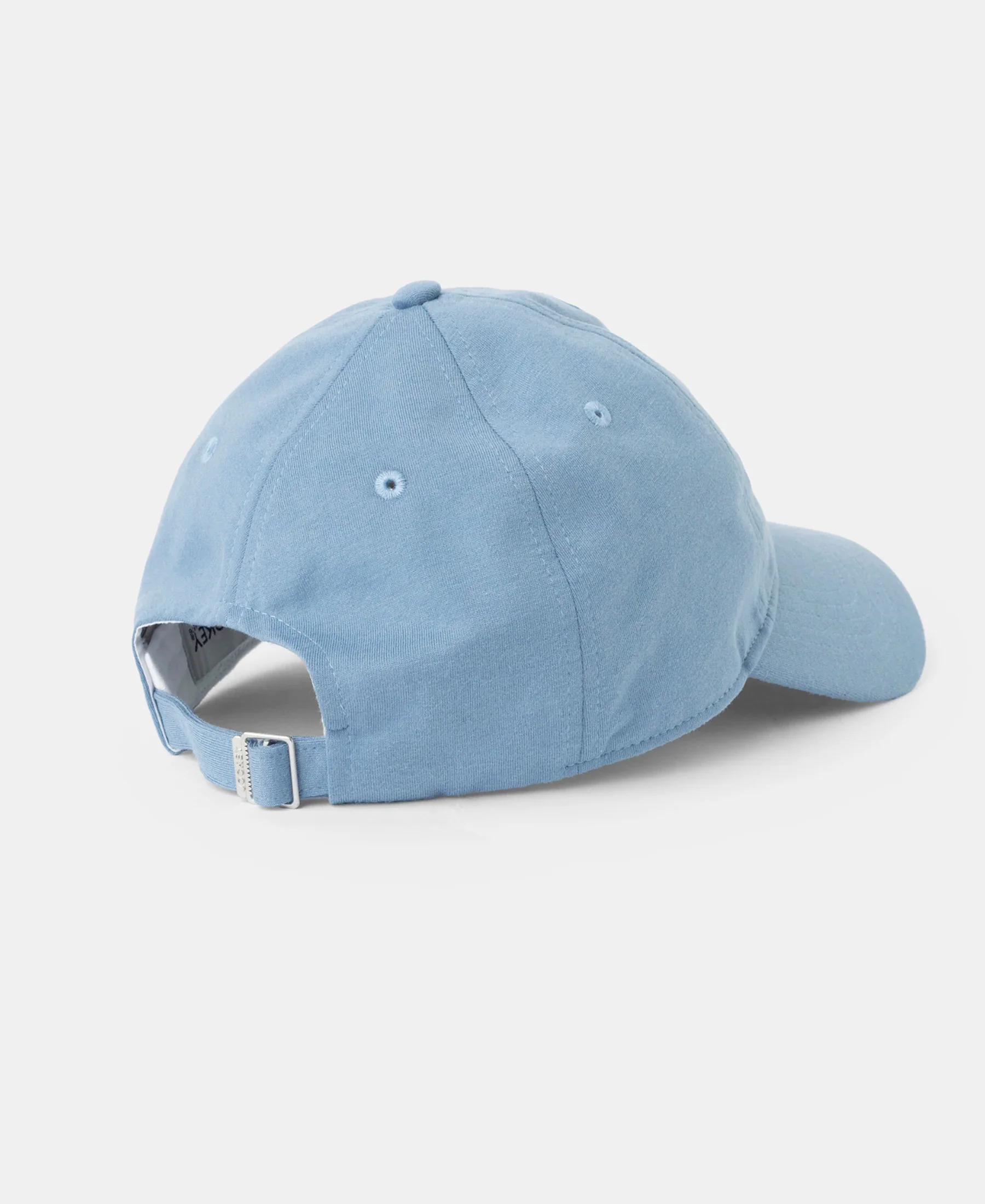 Microfiber Blend Solid Cap with Adjustable Back Closure - Stormy Sea - Image 3