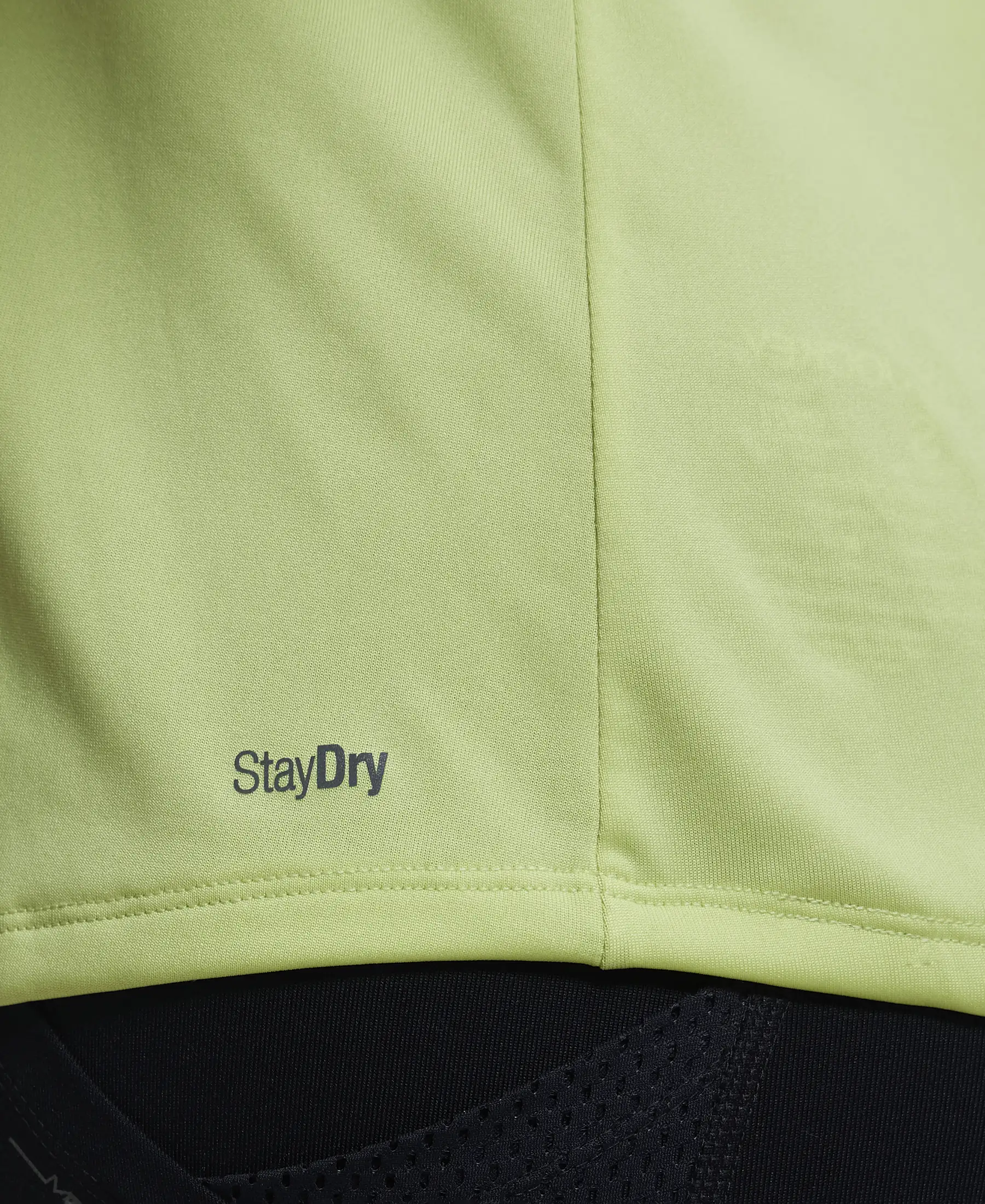 Microfiber Fabric Graphic Printed Racerback Styled Tank Top - Daiquiri Green - Image 7