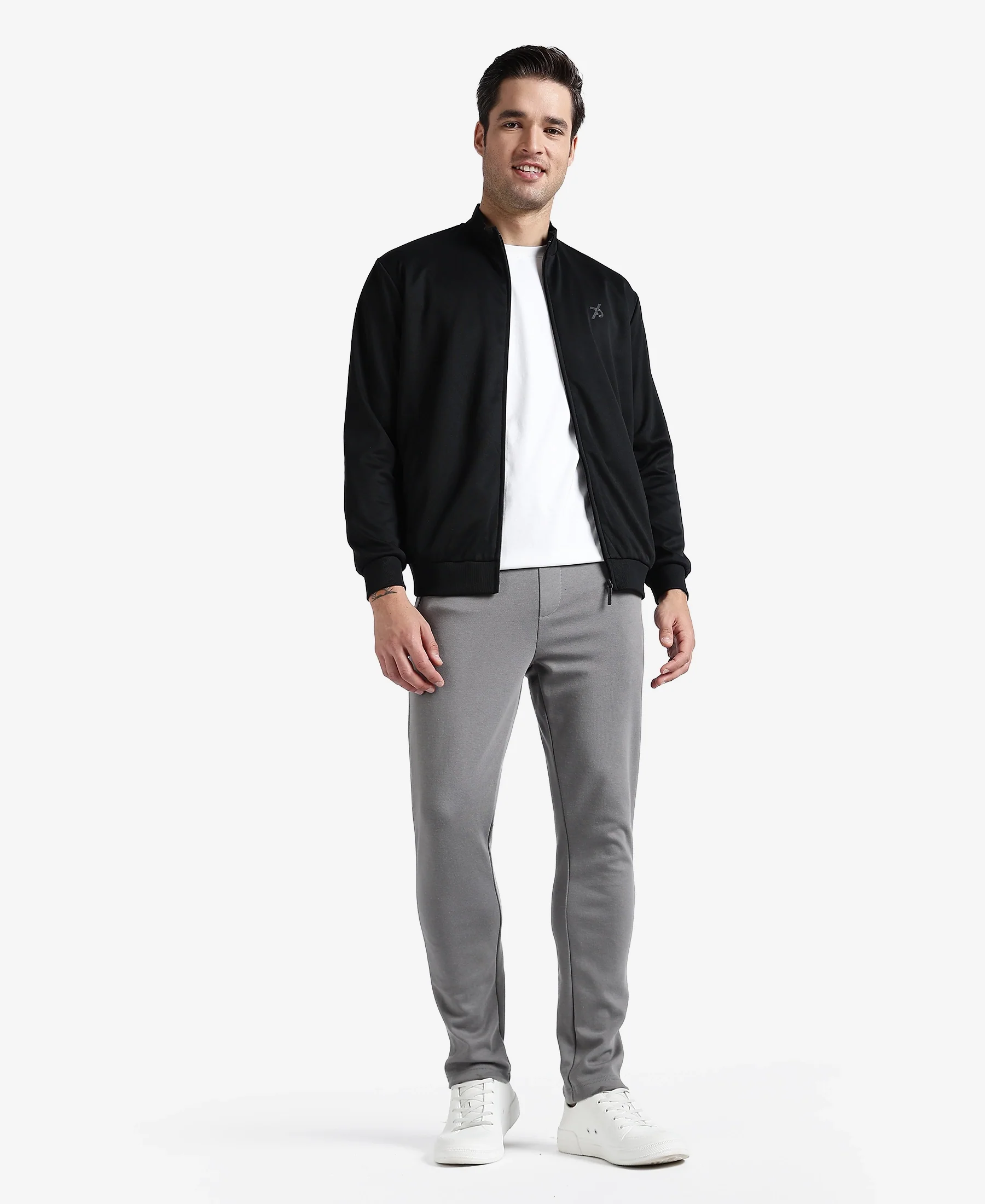 Microfiber Fabric Jacket with StayFresh Treatment - Black - Image 4