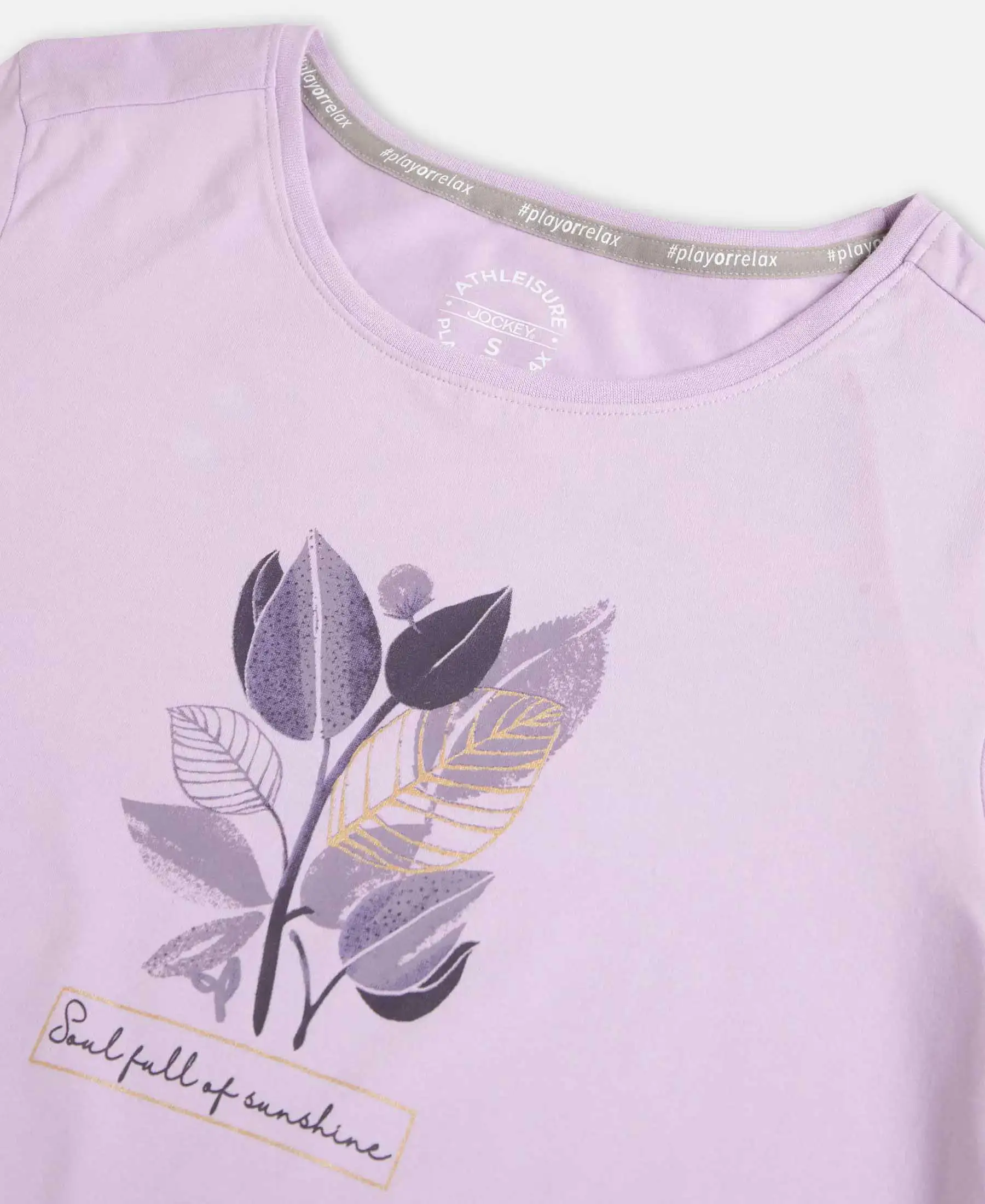Super Combed Cotton Elastane Stretch Regular Fit Graphic Printed Round Neck Half Sleeve T-Shirt  - Orchid Bloom - Image 9