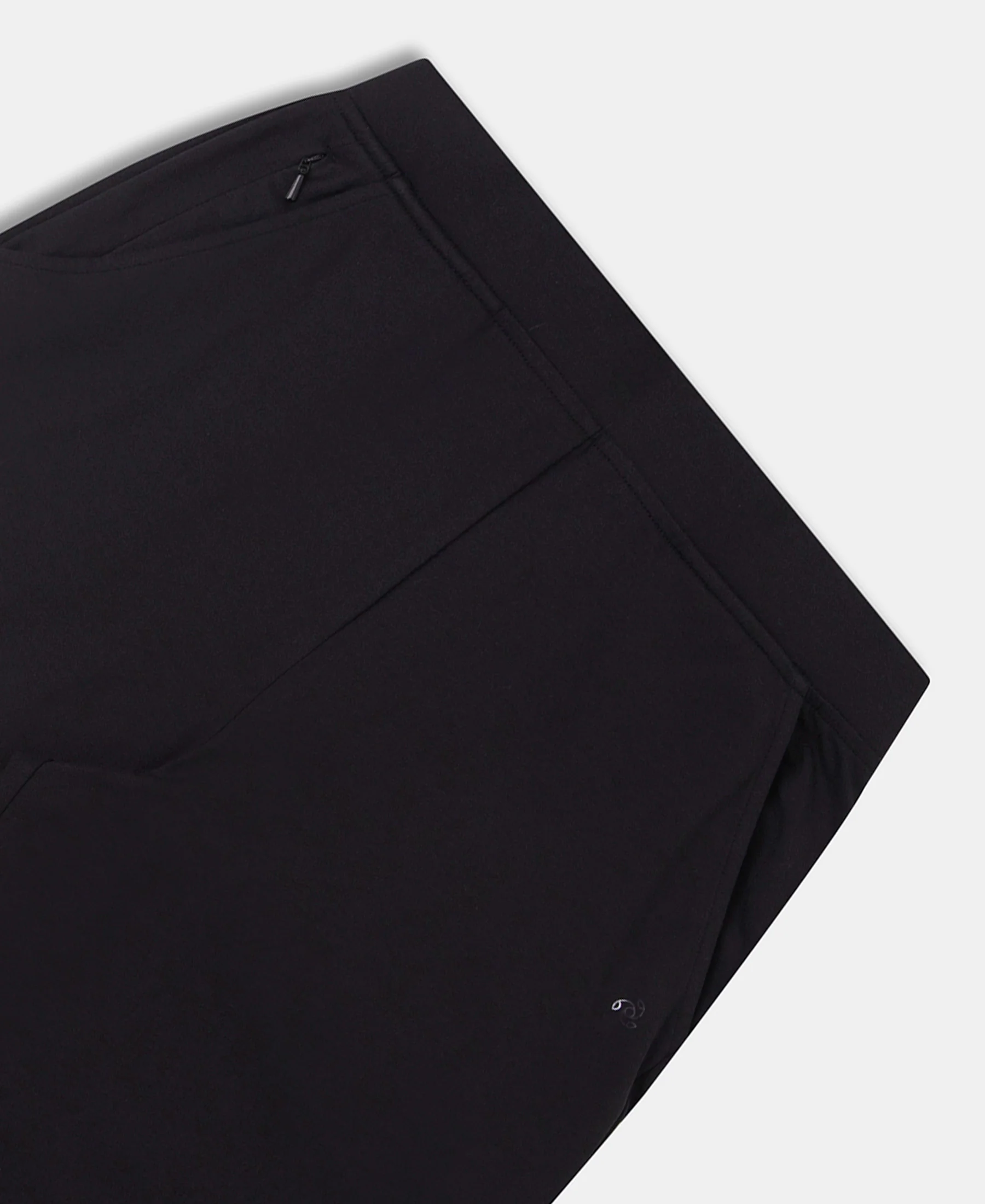 Super Combed Cotton Rich Elastane Stretch Relaxed Fit Culottes - Black - Image 7