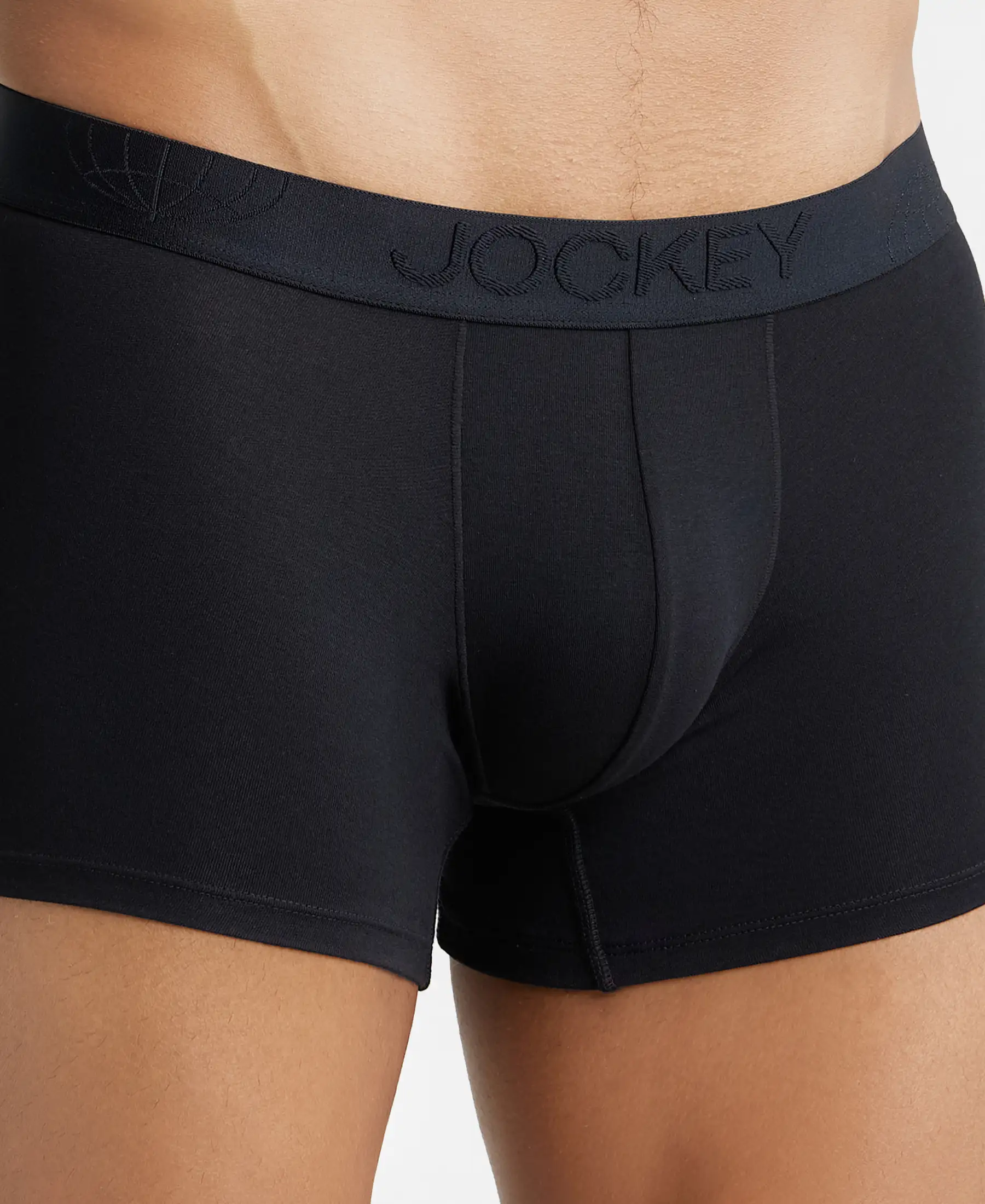 Tencel Micro Modal Cotton Elastane Stretch Solid Trunk with Natural StayFresh Properties - Black - Image 6